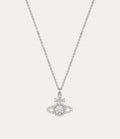 VIVIENNE WESTWOOD Valentina Orb Pendant Necklace Brass(Silver)