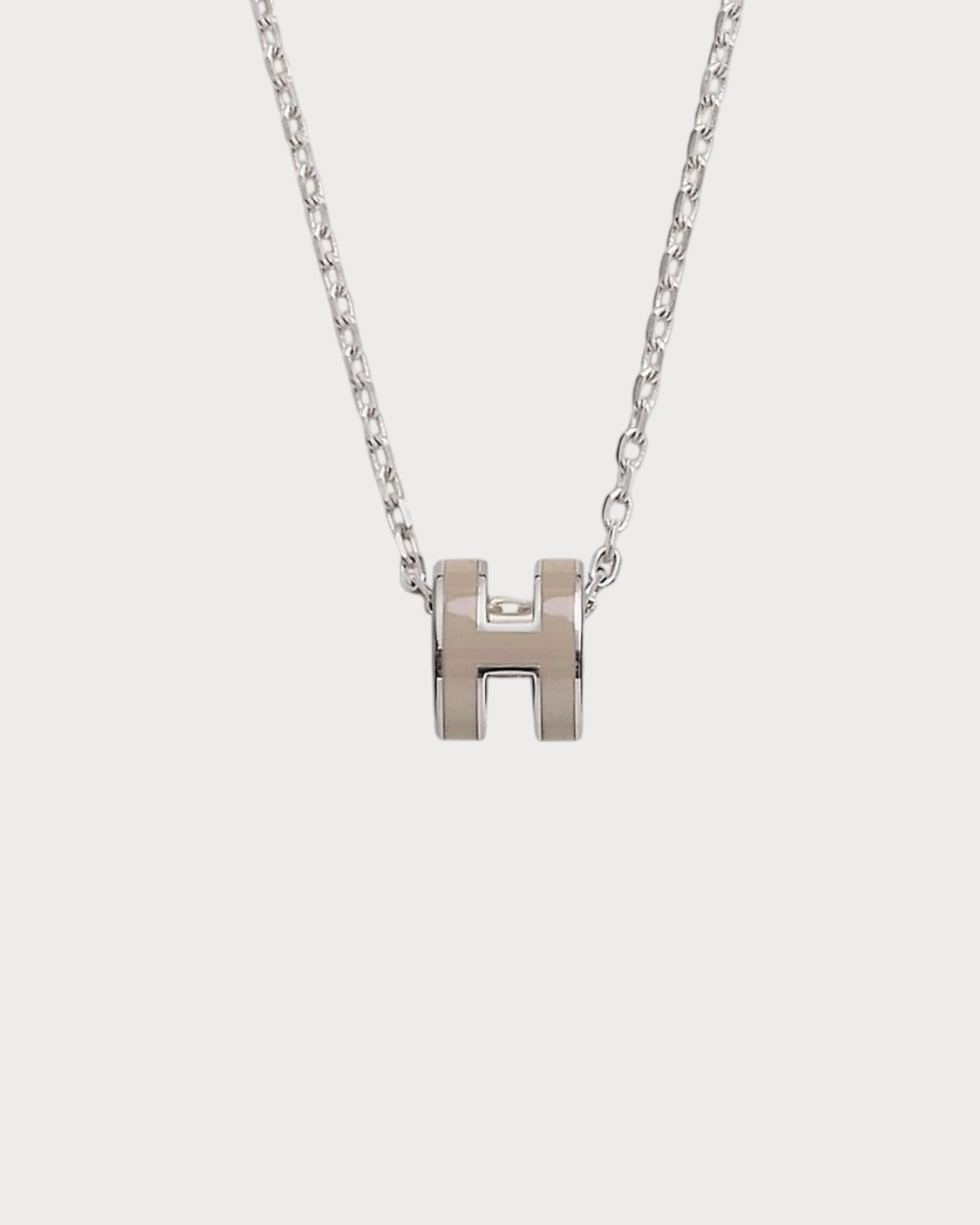 HERMES Silver Pop H Pendant(Mini/Many)