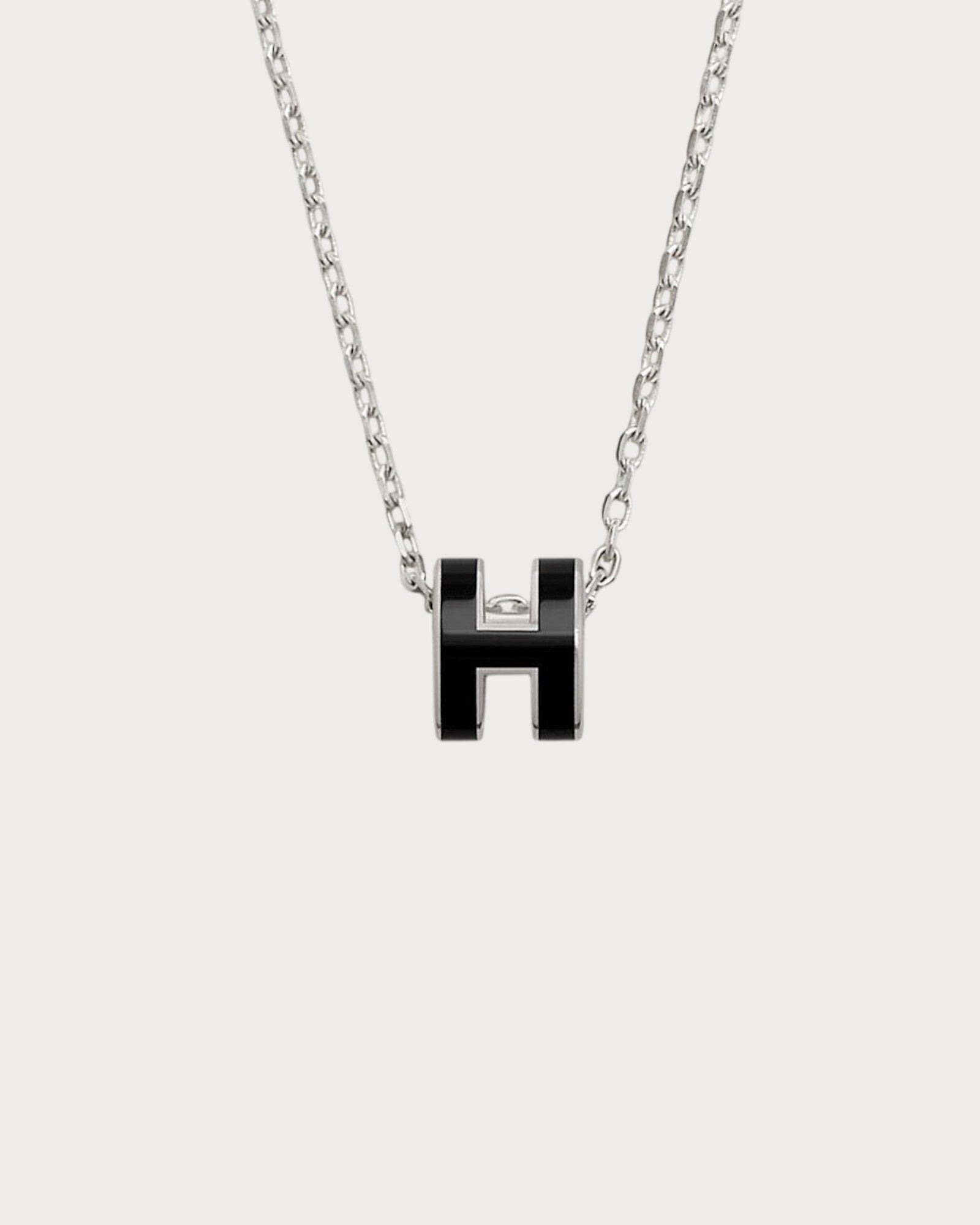 HERMES Silver Pop H Pendant(Mini/Many)