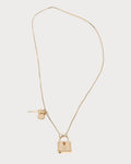 MIU MIU Metal Necklace(Gold)