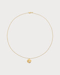 MONICA VINADER Capri 18ct Yellow Gold Vermeil and Pearl Disc Necklace(Gold)