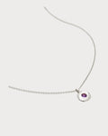 MONICA VINADER February Birthstone Sterling-Silver Necklace(Silver)