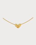 MONICA VINADER Heart-Charm 18ct Yellow Gold-Plated Vermeil Sterling-Silver Pendant Necklace(Gold)