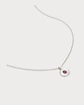 MONICA VINADER January Birthstone Sterling-Silver and Red Garnet Necklace(Silver)