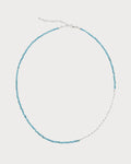 MONICA VINADER Nugget Sterling-Silver and Turquoise Beaded Necklace(Mini/Blue)