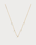 PERSEE Yellow Gold and Diamond 5-Stone Danae Necklace(Yellow Gold)