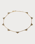 PRADA 1IC081 Enameled Metal Necklace(Gold)