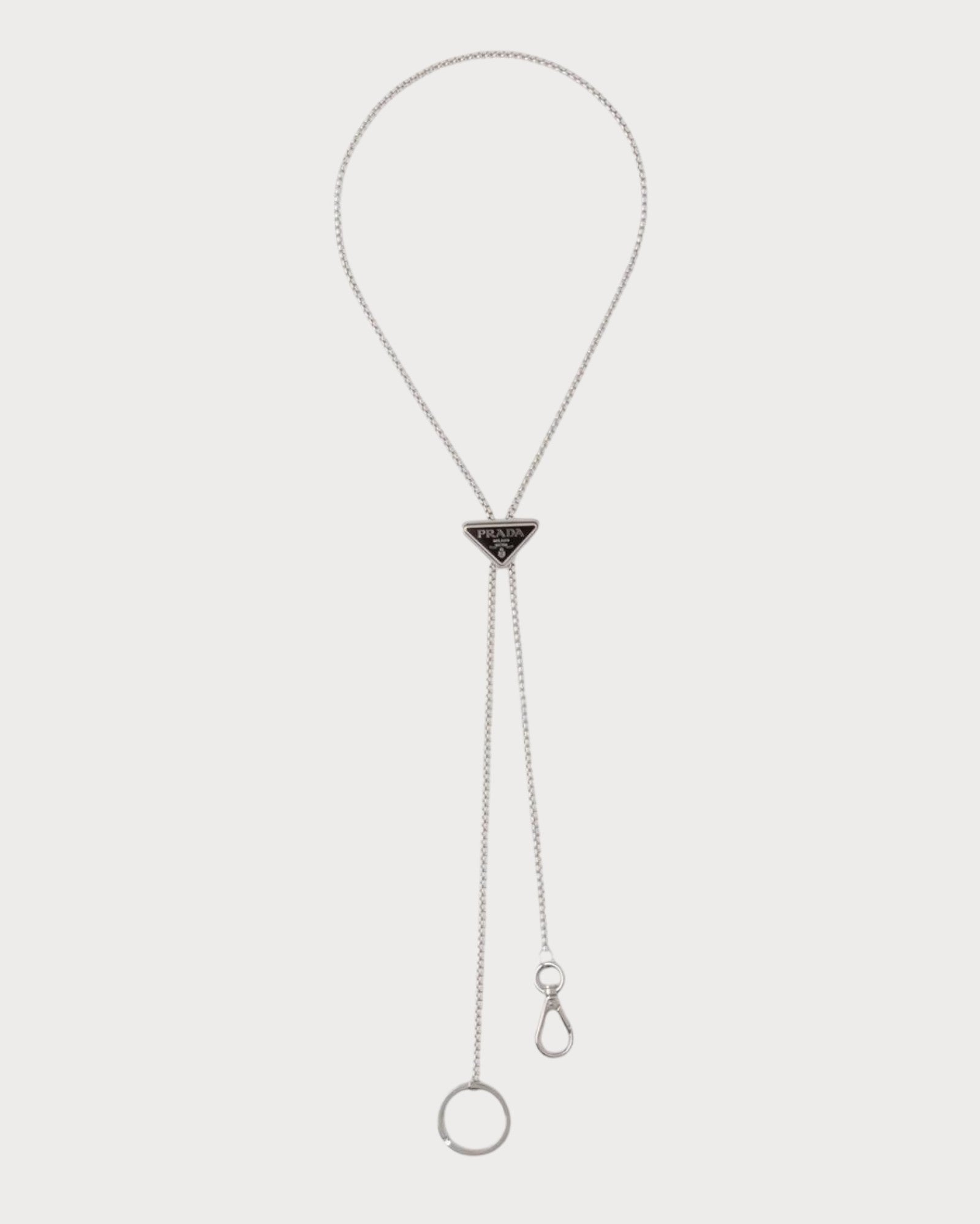 PRADA 1PS052 Metal Keychain Necklace(3 Colors)