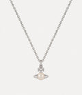 VIVIENNE WESTWOOD Balbina Pendant Necklace Brass(Silver)