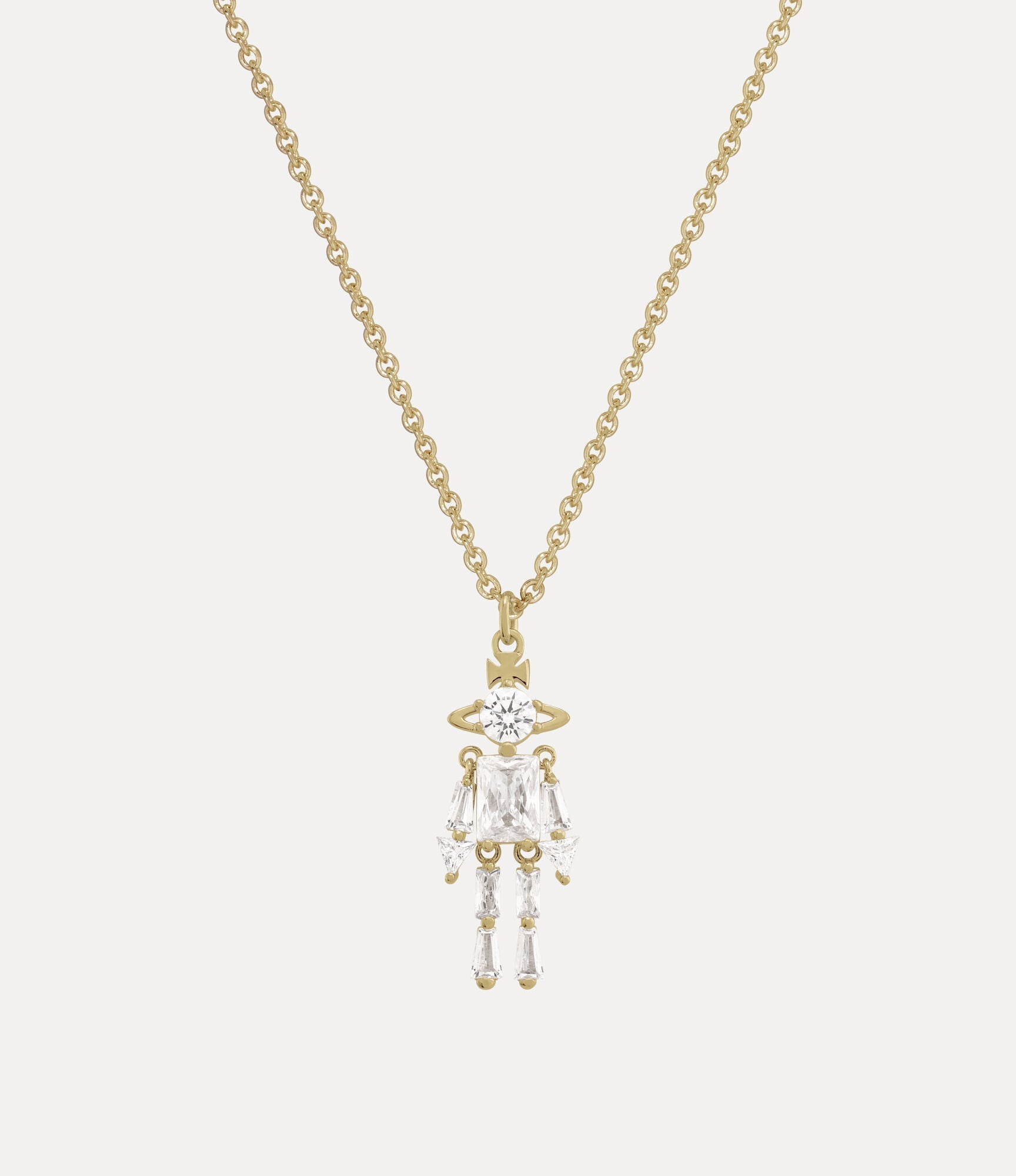 VIVIENNE WESTWOOD Issa Pendant Necklace Brass(Gold)