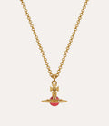 VIVIENNE WESTWOOD New Orb Pendant Necklace Brass(Petite/Gold)
