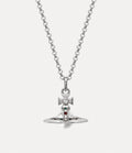 VIVIENNE WESTWOOD Tiny Orb Pendant Necklace Brass(Silver)